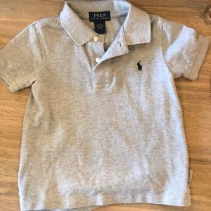 Collard polo shirt